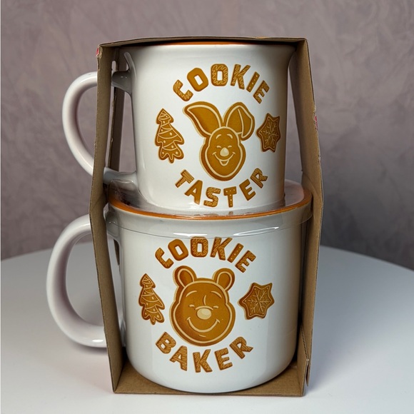 Disney Other - Disney Winnie the Pooh Cookie Taster and Baker Mug Set